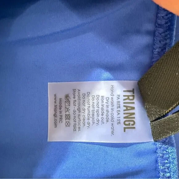 Triangl Swimwear Vibrant Blue Bikini Bottom - Picture 3 of 3